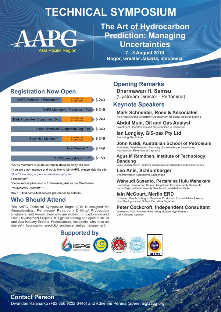 AAPG Technical Symposium 2019 Registration Open